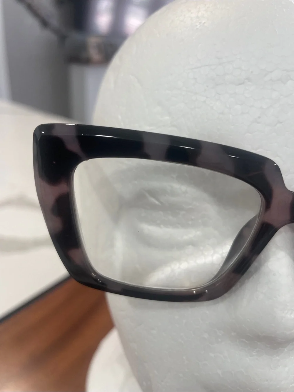 Tortoiseshell Oversized Square Reading Glasses - +3.00